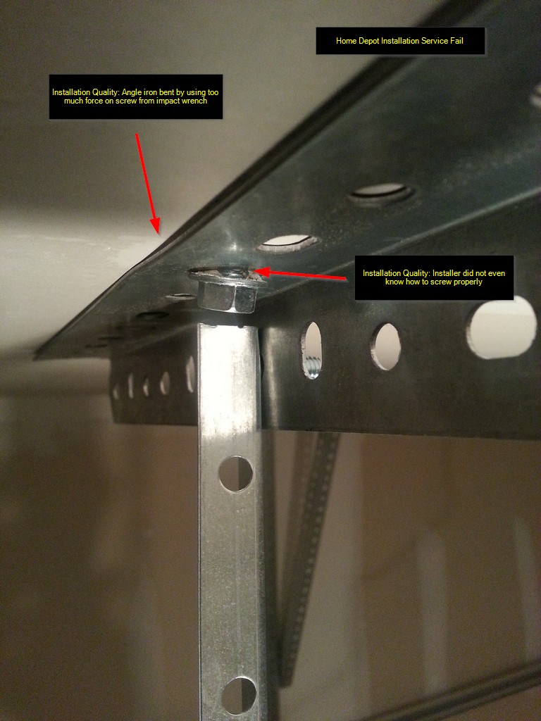 Home Depot Garage Installation Fail 00004 Diyable Com