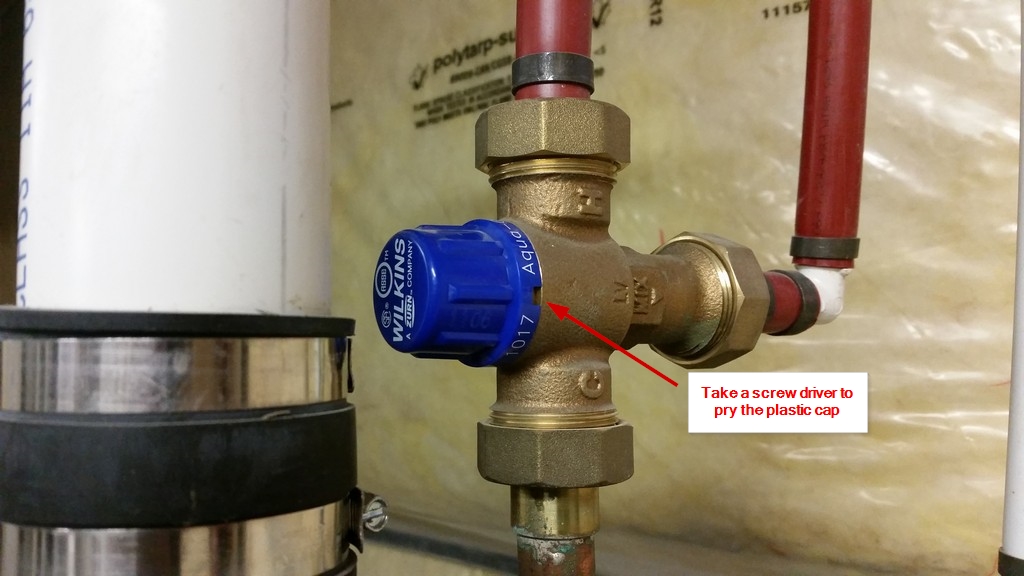 DIY fix Hot water is not hot enough due to AntiScald Mixing Valves