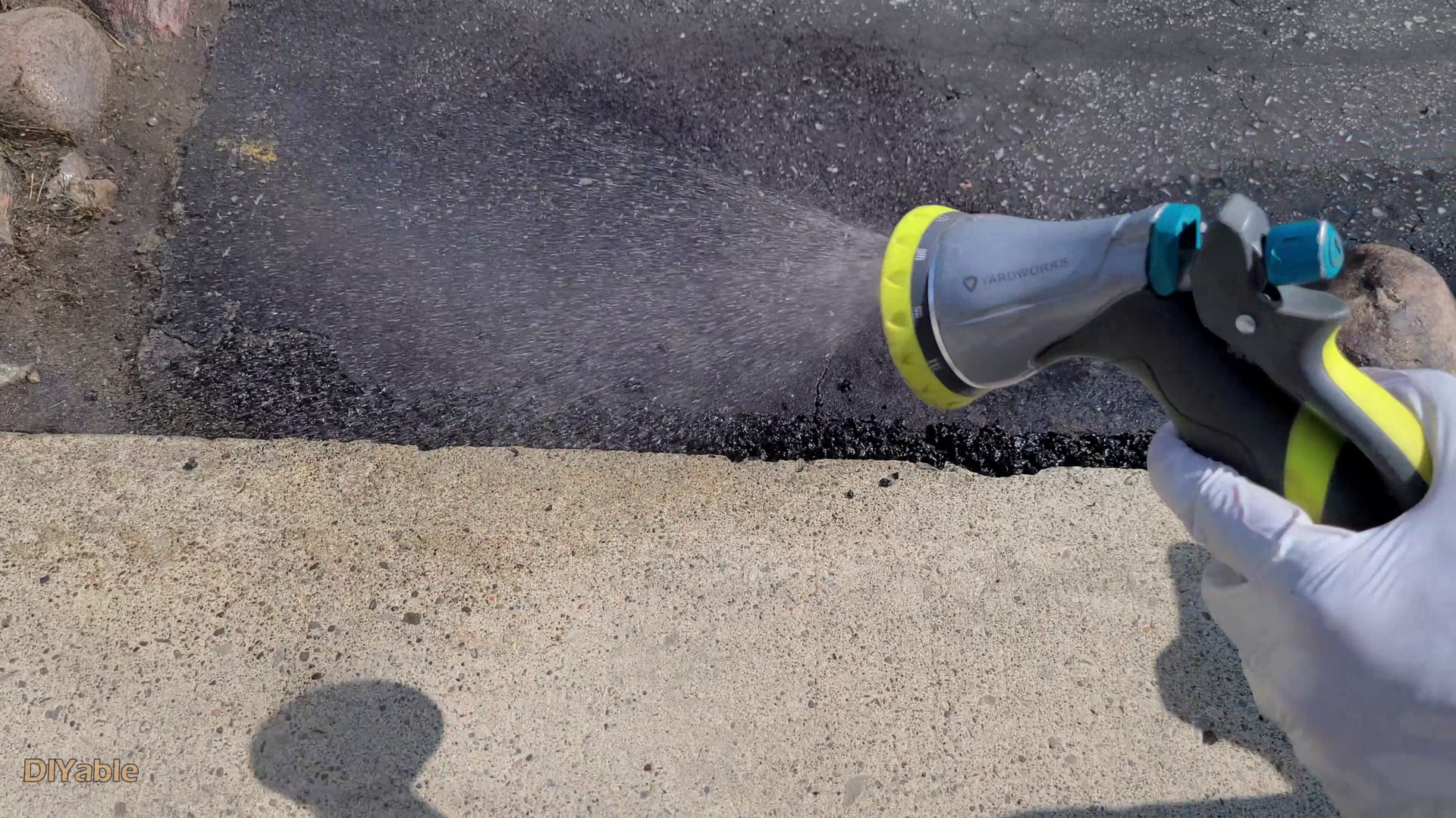Aquaphalt 6 0 review how to fix asphalt driveway depression and