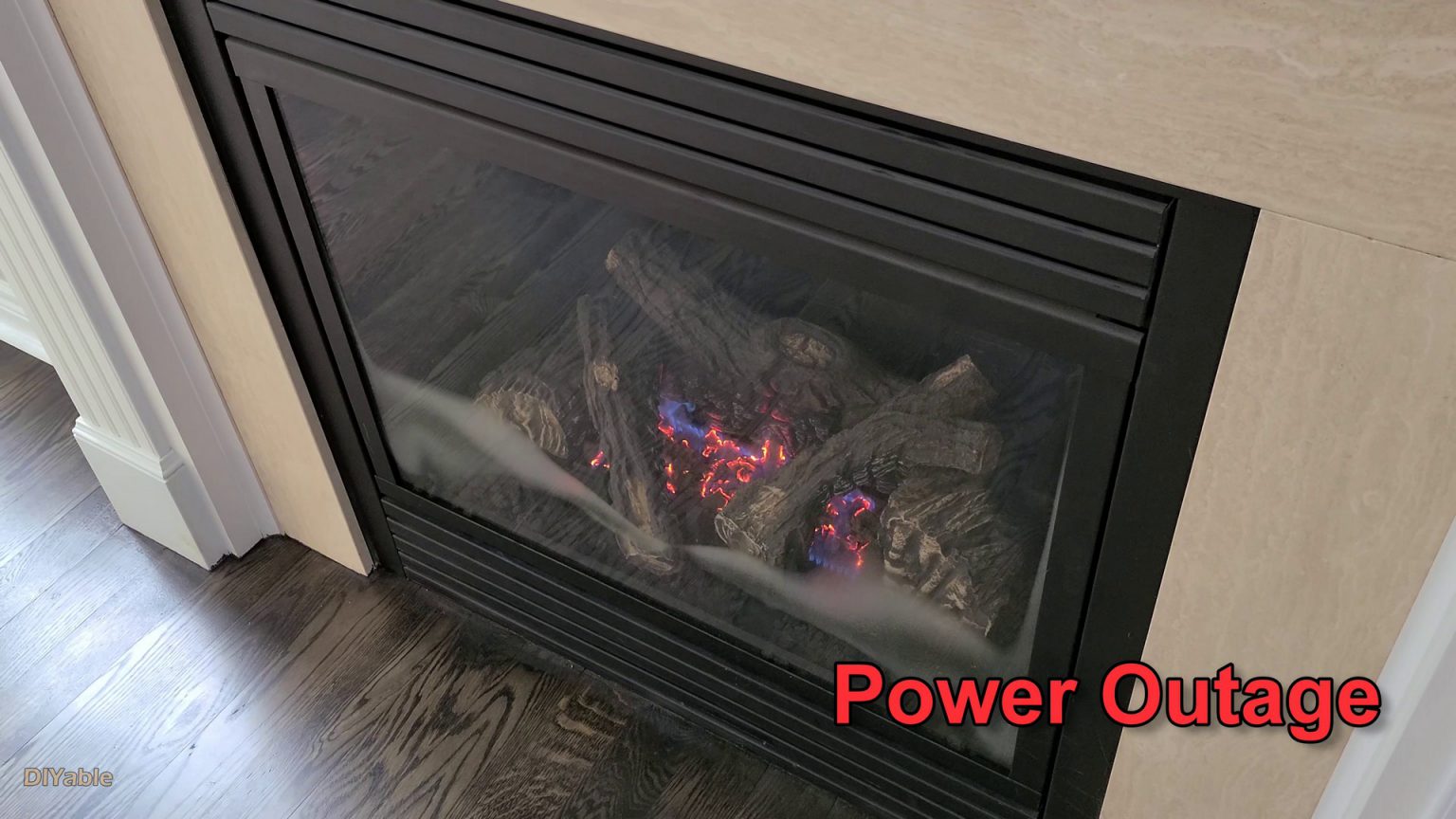 How to start gas Fireplace during power outage and survive ice storm?