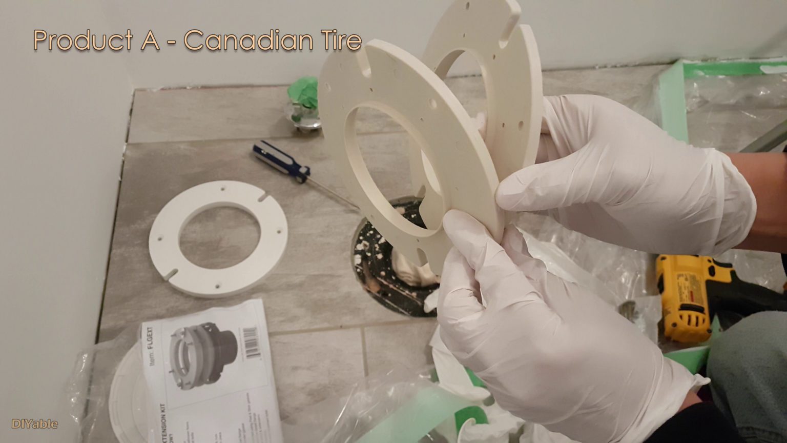 How to install Toilet flange extension when screws are not aligned