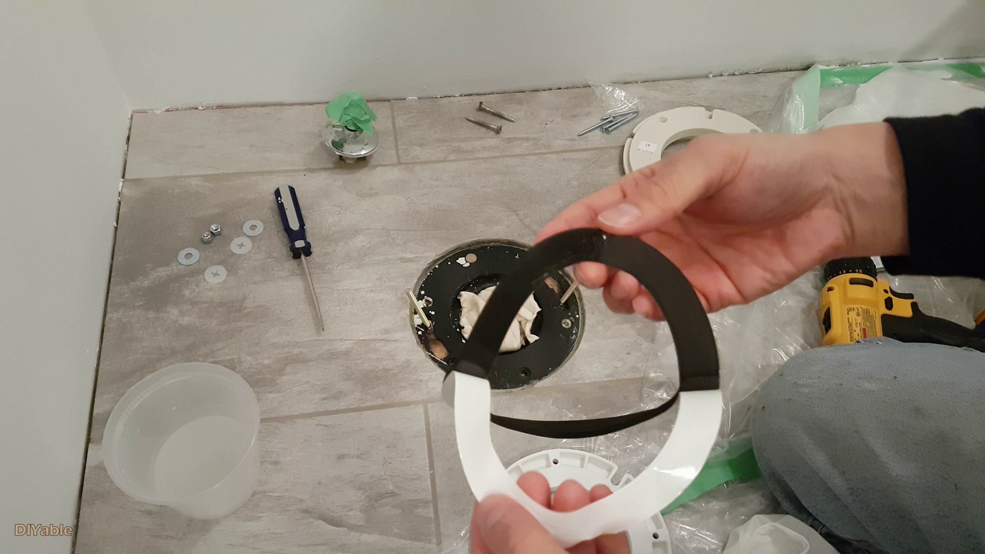 How to install Toilet flange extension when screws are not aligned