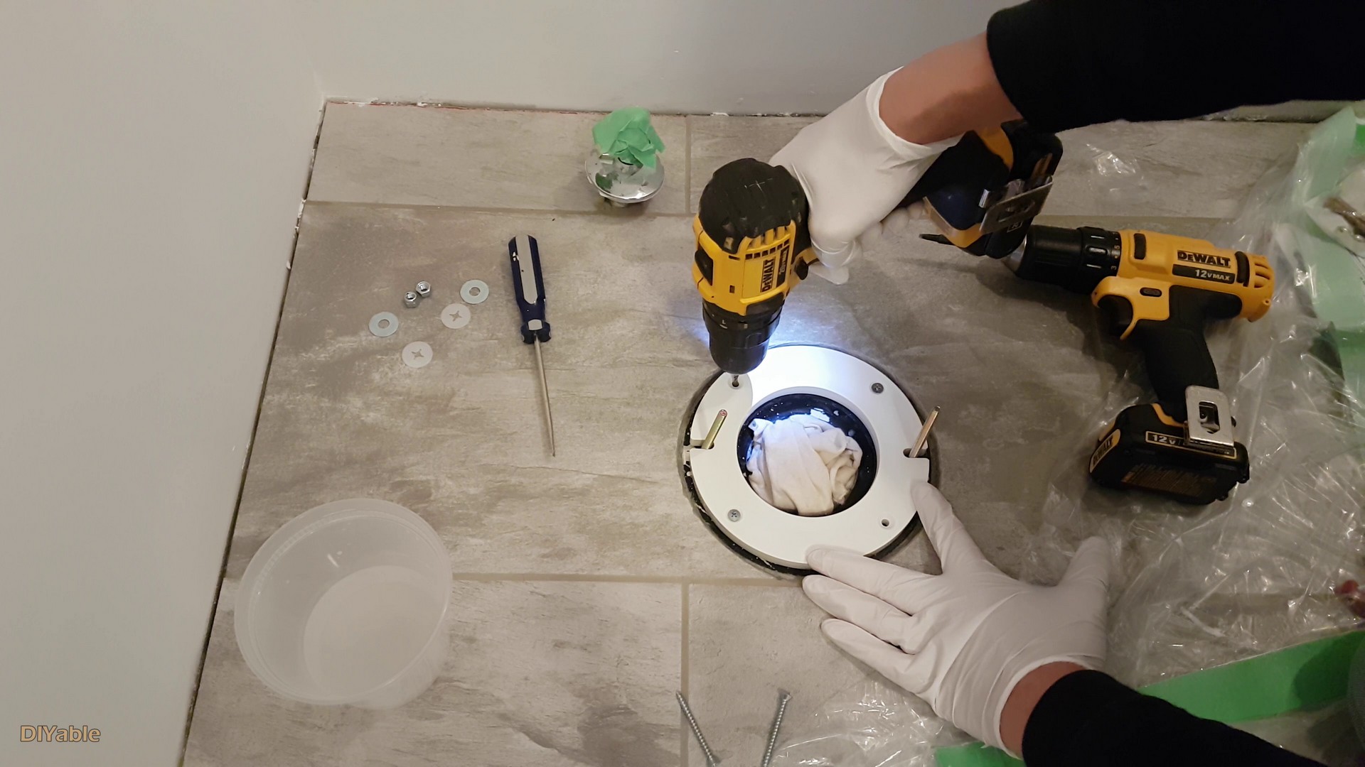 How to install Toilet flange extension when screws are not aligned