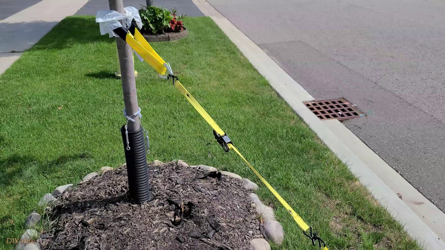 How to fix leaning tree and fence post with DIY tool?