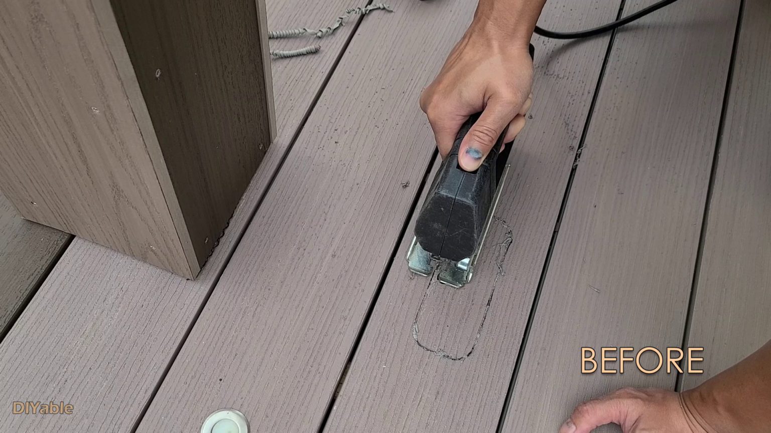 How to install electrical outlet on a deck? No Wiring Needed