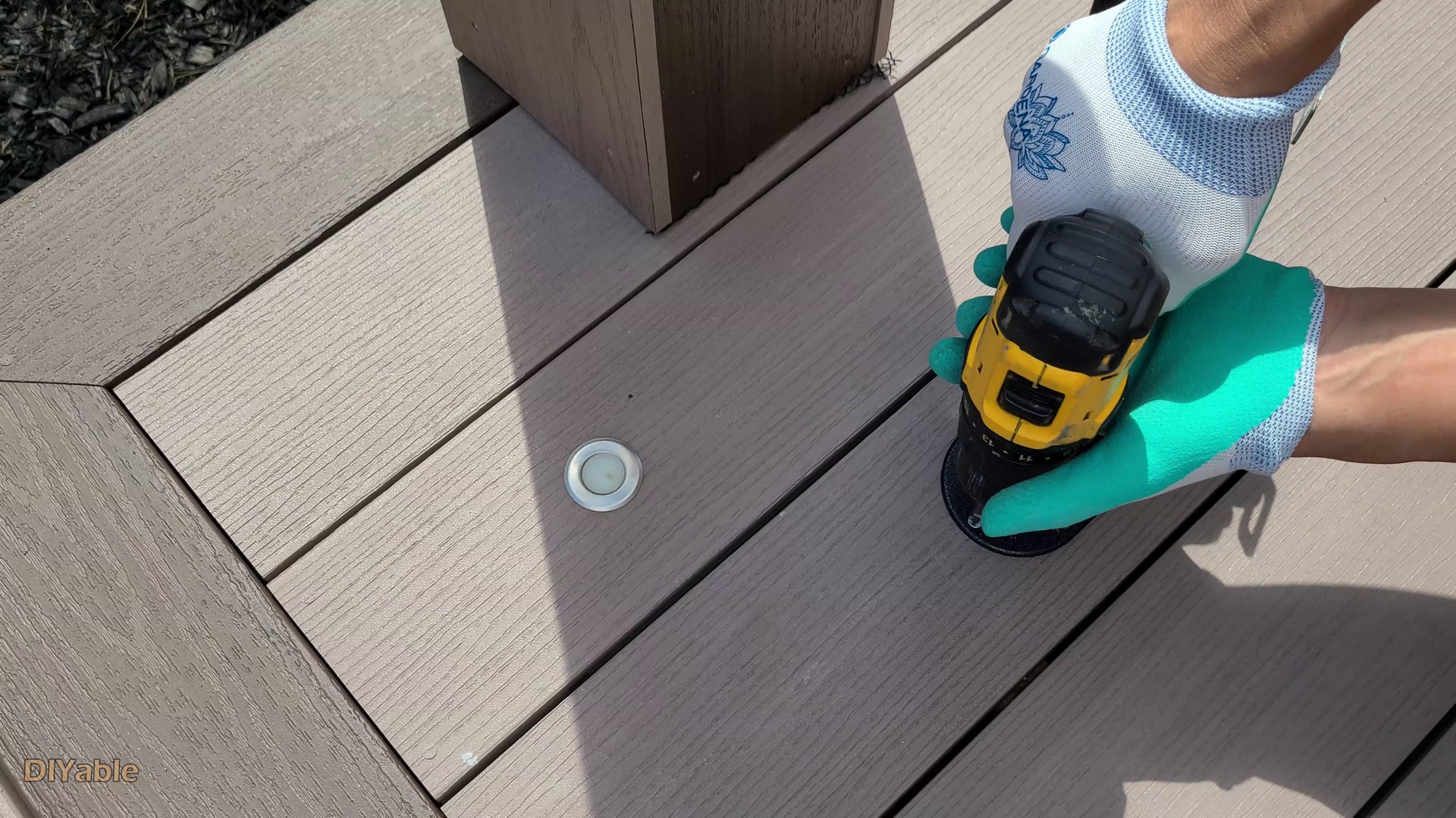 How to install electrical outlet on a deck? No Wiring Needed