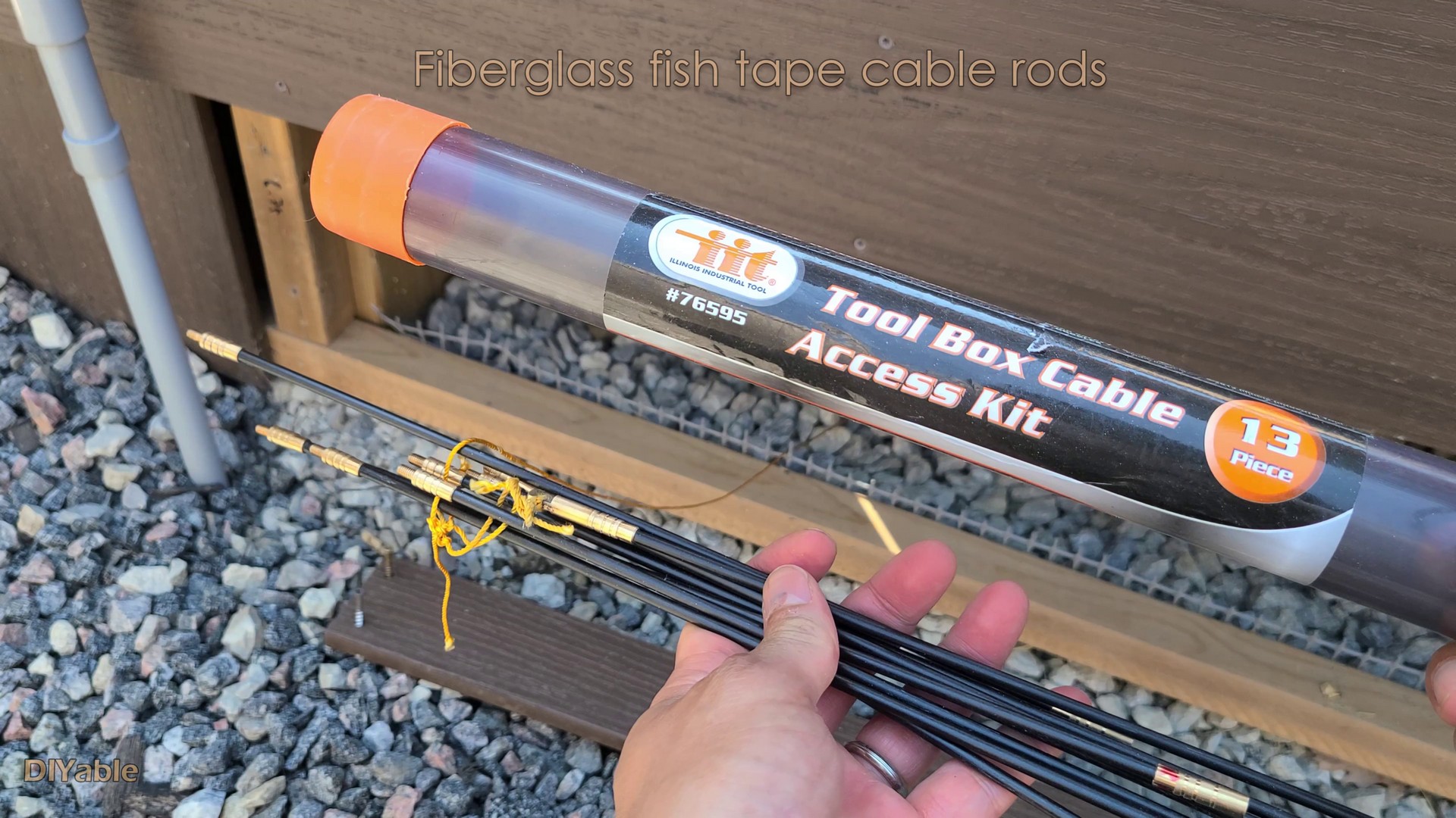 How to install electrical outlet on a deck? No Wiring Needed