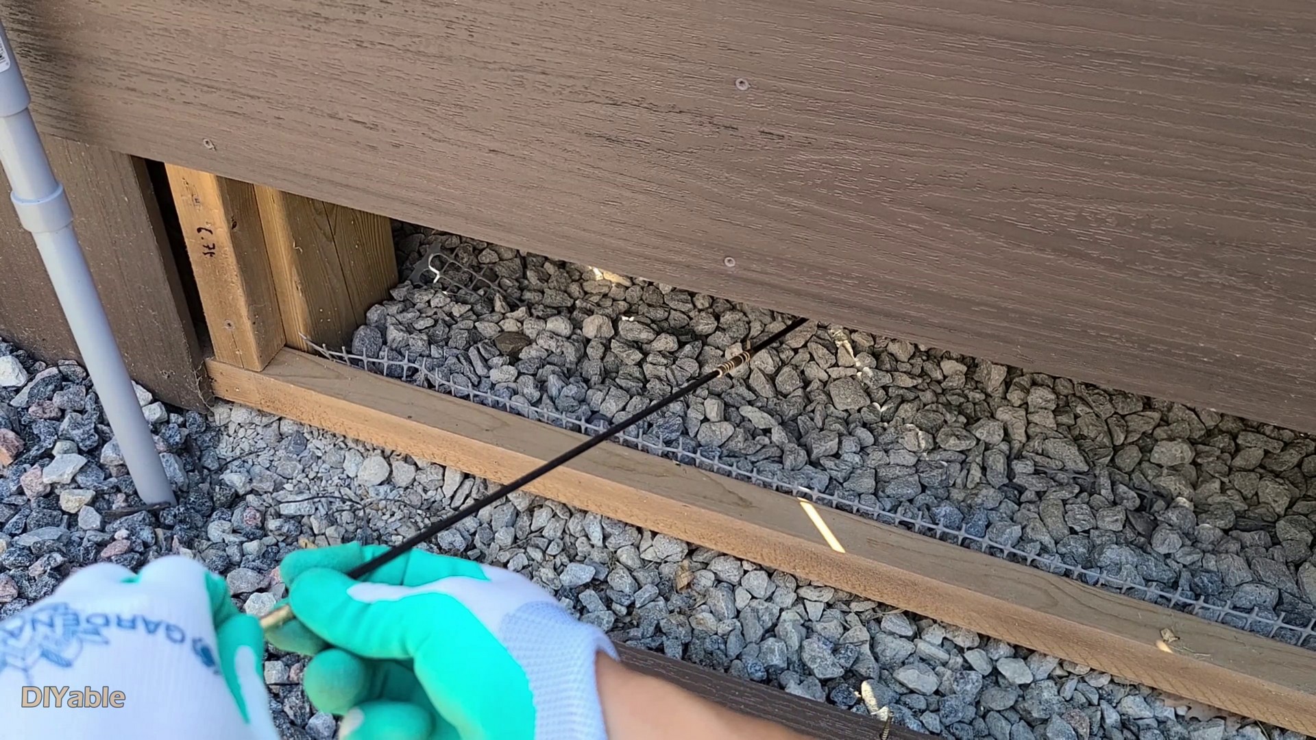 How to install electrical outlet on a deck? No Wiring Needed