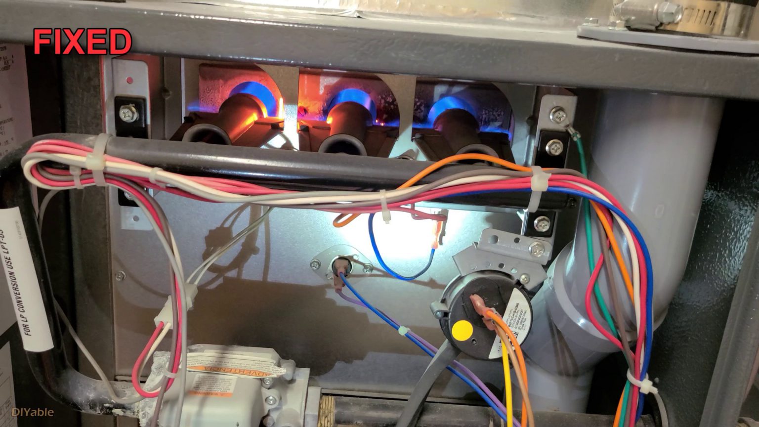 How to repair furnace water leaking problem with heat is running