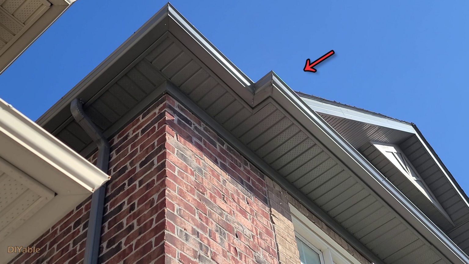 How to repair gutter/eavestrough water leaks and loose nail without a