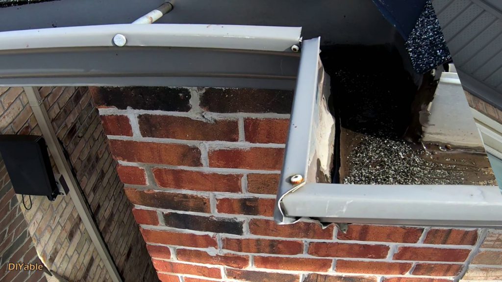 How to repair gutter/eavestrough water leaks and loose nail without a