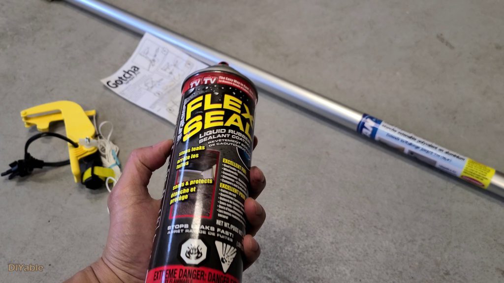 How to repair gutter/eavestrough water leaks and loose nail without a