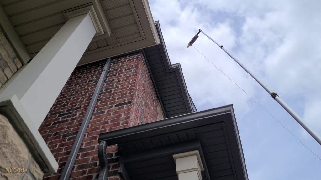 How to repair gutter/eavestrough water leaks and loose nail without a