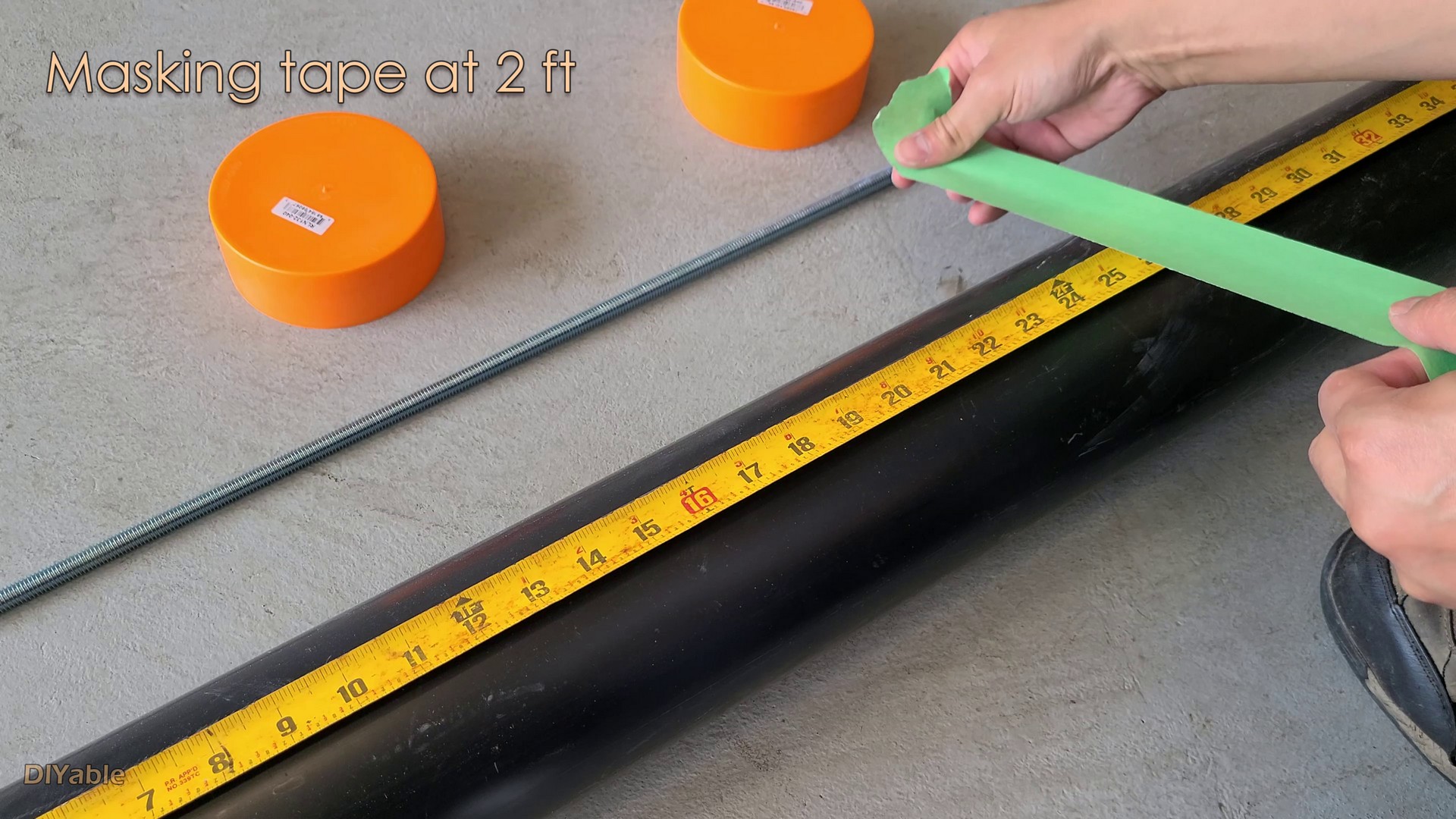 How to build a Lawn Striping Roller using ABS/PVC pipe?