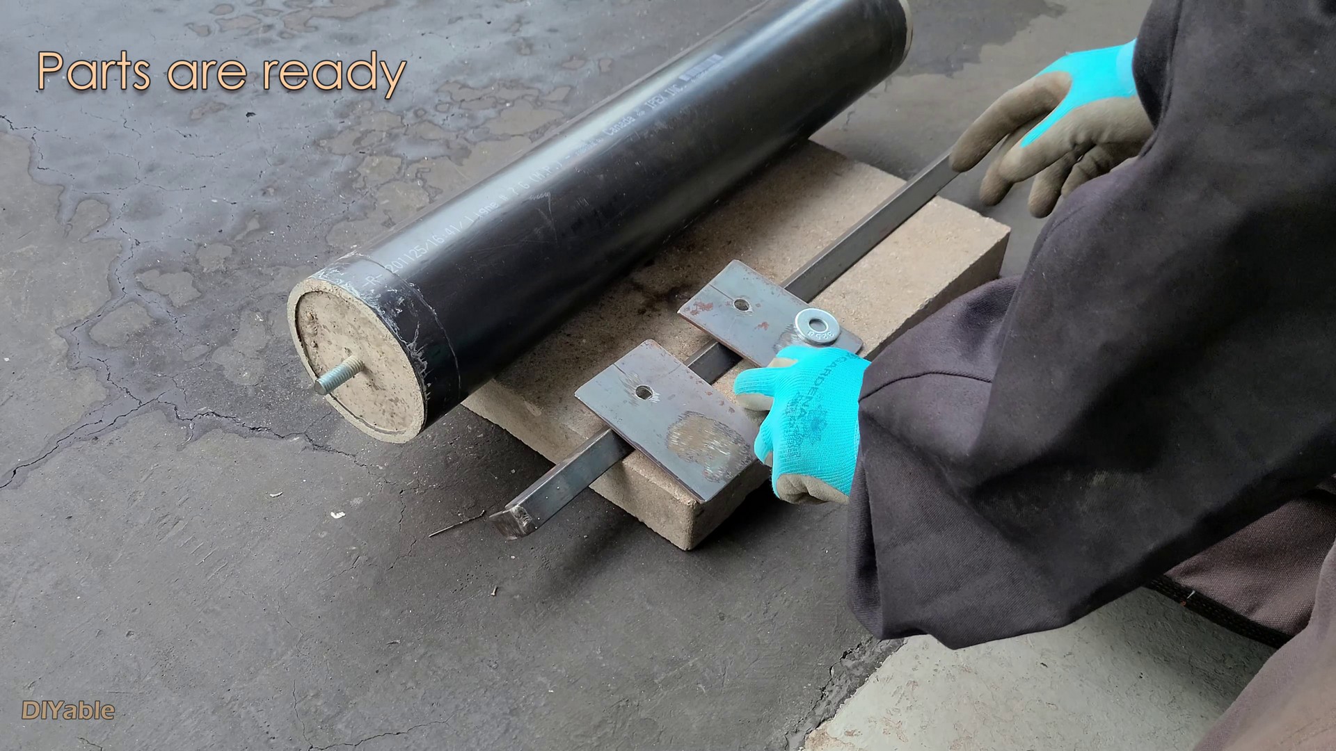 How to build a Lawn Striping Roller using ABS/PVC pipe?