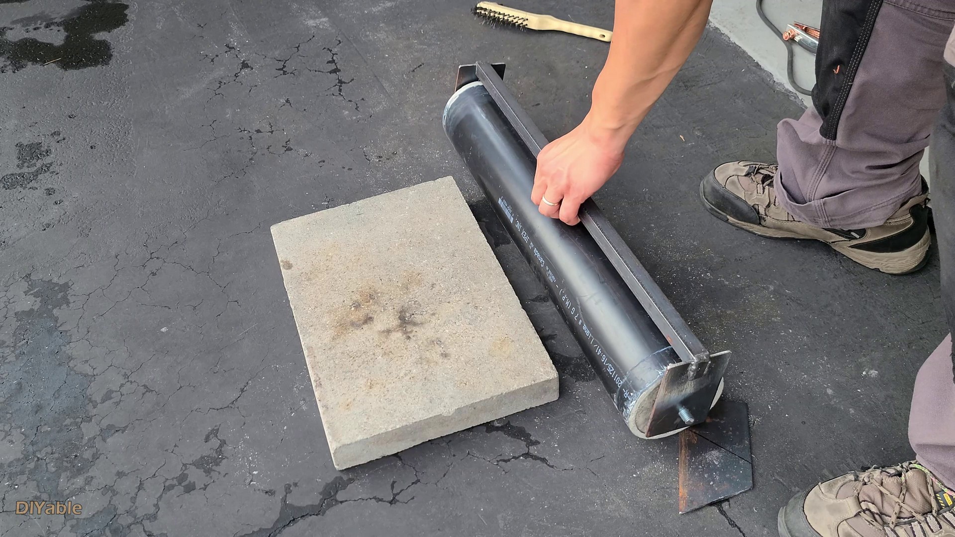 How to build a Lawn Striping Roller using ABS/PVC pipe?